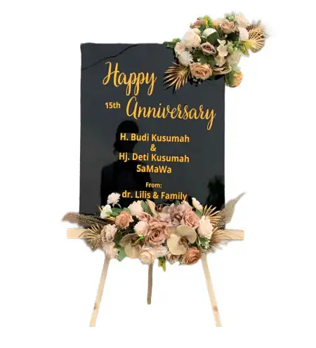 Papan Bunga Akrilik Kawor