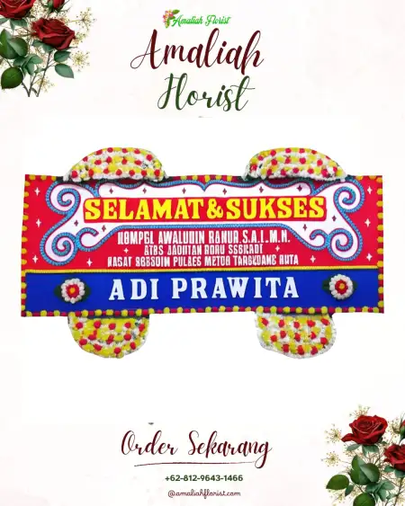 Papan Bunga Ucapan Selamat Kawor