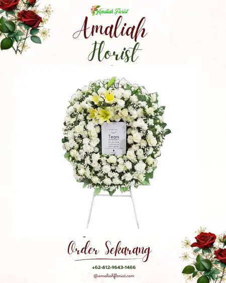 Krans Bunga Duka Kawor